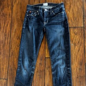 Hudson Jeans Women's Dark Indigo Skinny Jeans, waist 25”